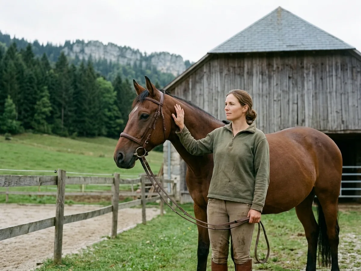 Cours d'équitation à Vovray-en-Bornes, Haute-Savoie